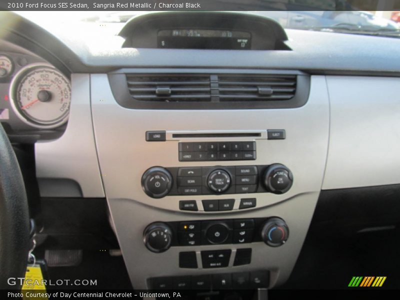 Sangria Red Metallic / Charcoal Black 2010 Ford Focus SES Sedan
