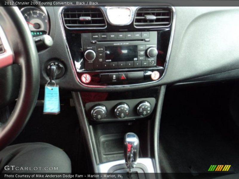 Black / Black 2012 Chrysler 200 Touring Convertible