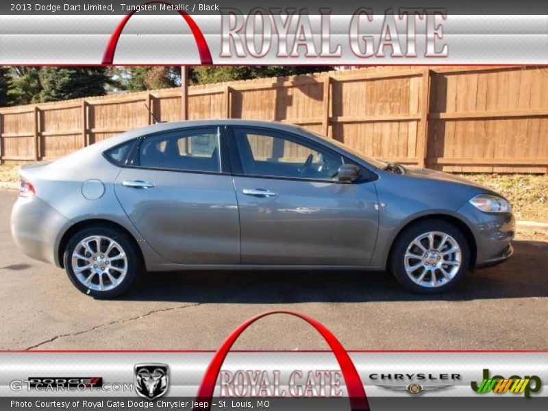 Tungsten Metallic / Black 2013 Dodge Dart Limited