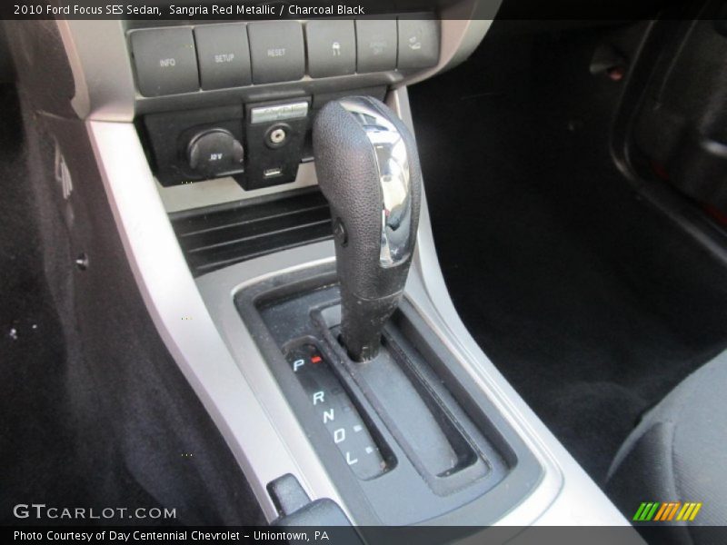 Sangria Red Metallic / Charcoal Black 2010 Ford Focus SES Sedan