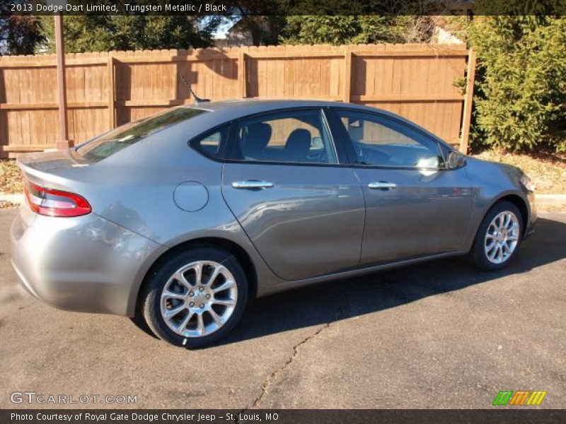 Tungsten Metallic / Black 2013 Dodge Dart Limited