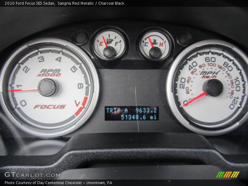  2010 Focus SES Sedan SES Sedan Gauges