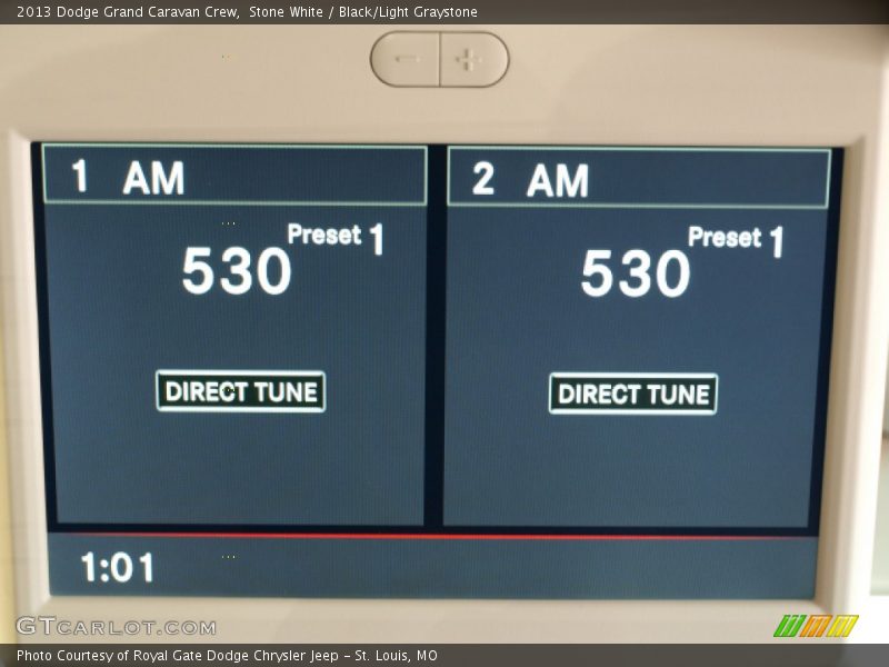 Stone White / Black/Light Graystone 2013 Dodge Grand Caravan Crew