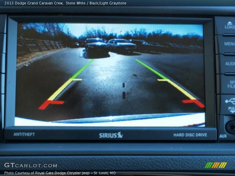 Stone White / Black/Light Graystone 2013 Dodge Grand Caravan Crew