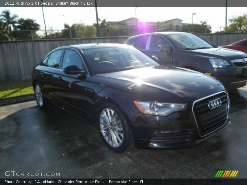 Brilliant Black / Black 2012 Audi A6 2.0T Sedan