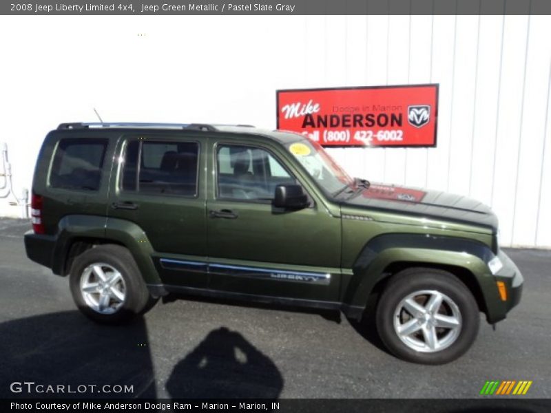 Jeep Green Metallic / Pastel Slate Gray 2008 Jeep Liberty Limited 4x4