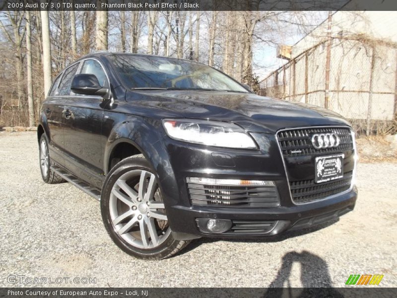 Phantom Black Pearl Effect / Black 2009 Audi Q7 3.0 TDI quattro