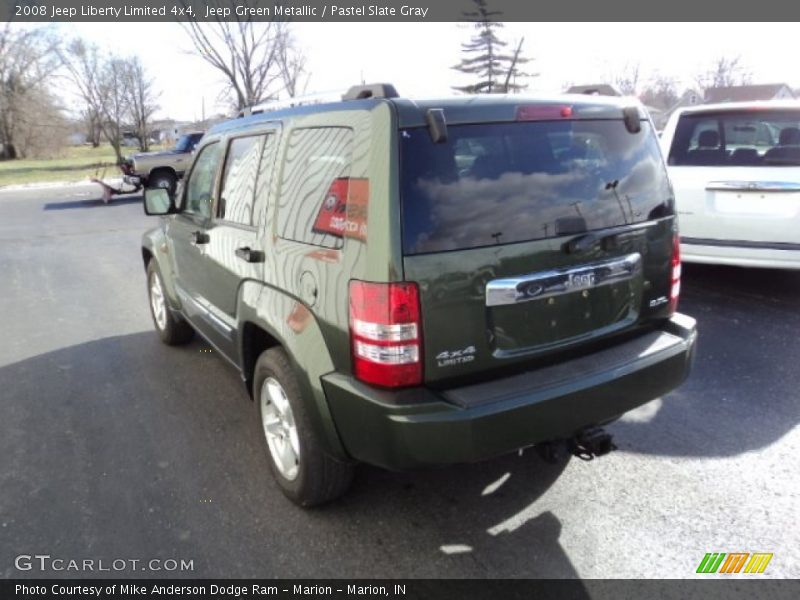 Jeep Green Metallic / Pastel Slate Gray 2008 Jeep Liberty Limited 4x4