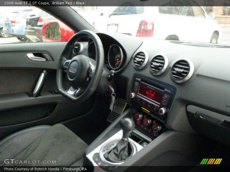Brilliant Red / Black 2008 Audi TT 2.0T Coupe