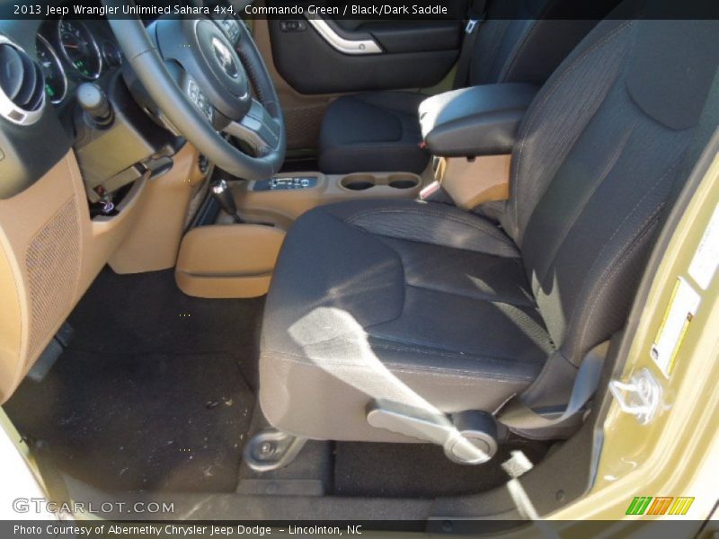 Commando Green / Black/Dark Saddle 2013 Jeep Wrangler Unlimited Sahara 4x4