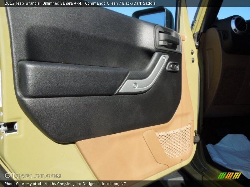 Commando Green / Black/Dark Saddle 2013 Jeep Wrangler Unlimited Sahara 4x4