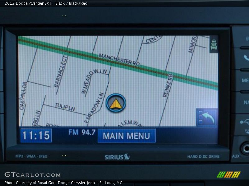 Black / Black/Red 2013 Dodge Avenger SXT