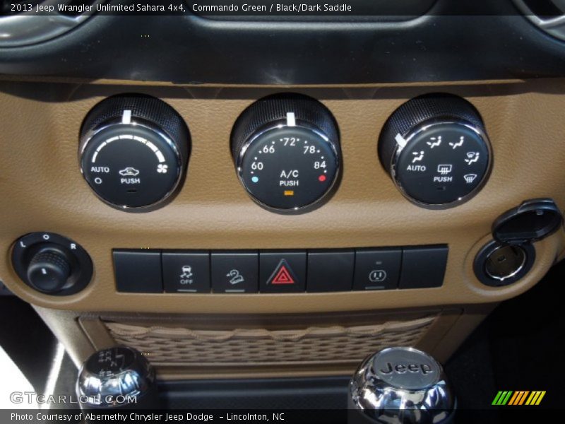 Commando Green / Black/Dark Saddle 2013 Jeep Wrangler Unlimited Sahara 4x4