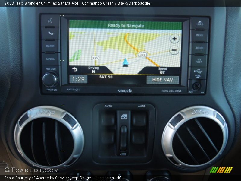 Commando Green / Black/Dark Saddle 2013 Jeep Wrangler Unlimited Sahara 4x4
