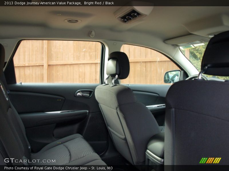 Bright Red / Black 2013 Dodge Journey American Value Package