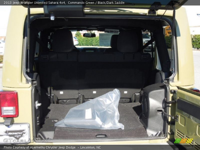 Commando Green / Black/Dark Saddle 2013 Jeep Wrangler Unlimited Sahara 4x4