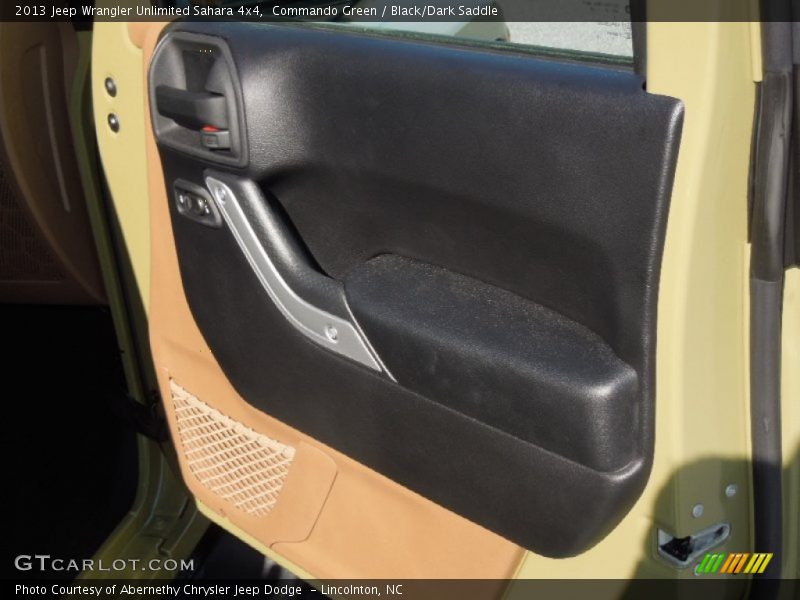 Commando Green / Black/Dark Saddle 2013 Jeep Wrangler Unlimited Sahara 4x4