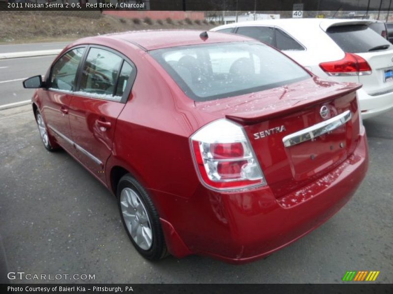 Red Brick / Charcoal 2011 Nissan Sentra 2.0 S