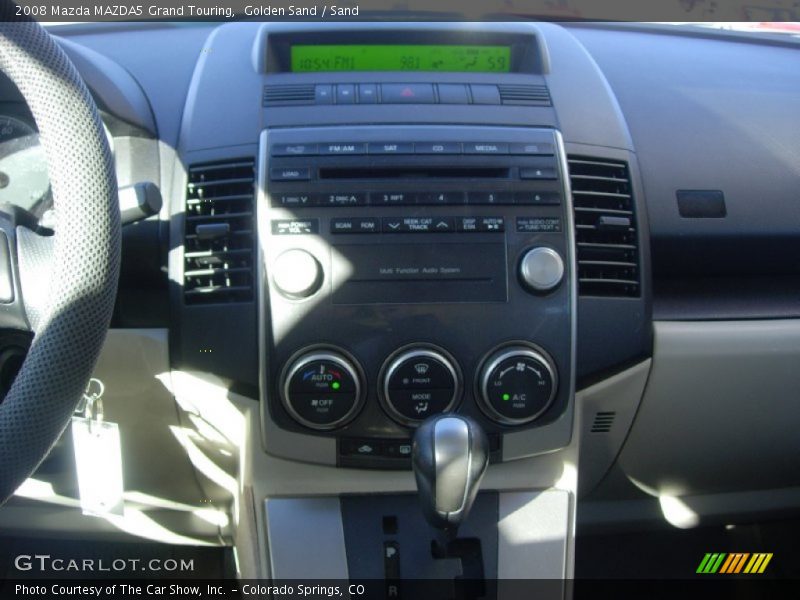 Golden Sand / Sand 2008 Mazda MAZDA5 Grand Touring