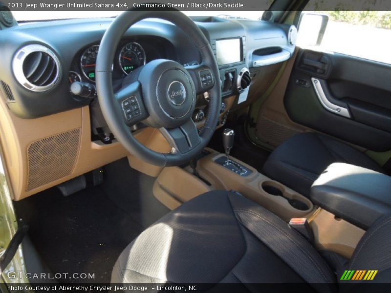 Commando Green / Black/Dark Saddle 2013 Jeep Wrangler Unlimited Sahara 4x4