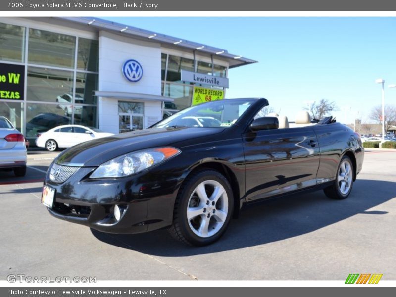 Black / Ivory 2006 Toyota Solara SE V6 Convertible