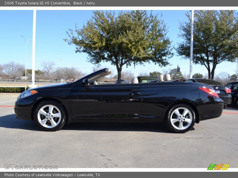 Black / Ivory 2006 Toyota Solara SE V6 Convertible