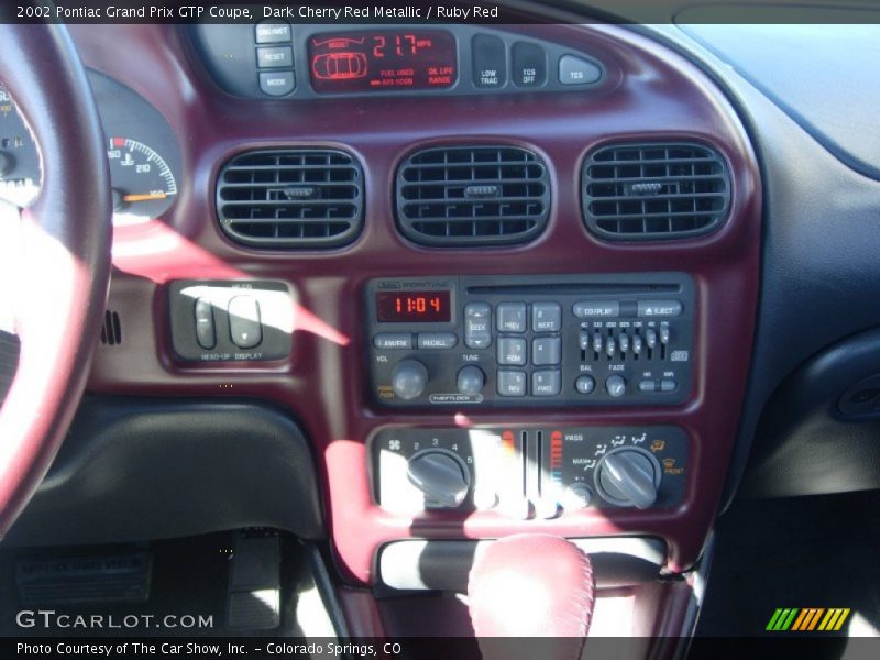 Controls of 2002 Grand Prix GTP Coupe