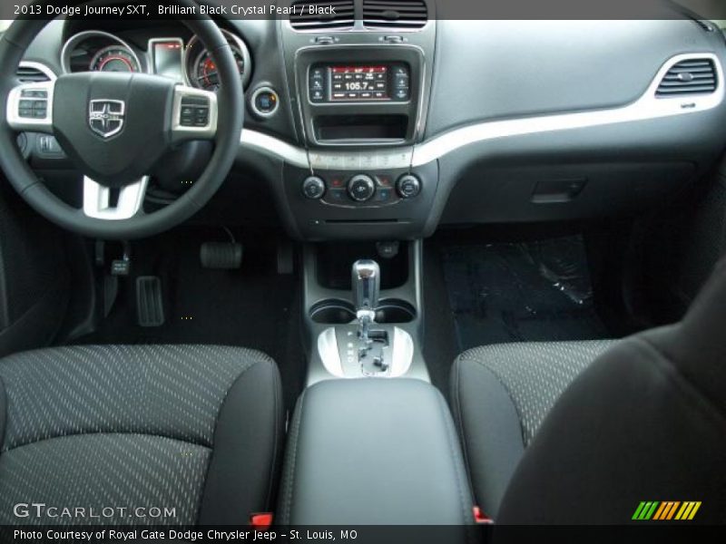 Brilliant Black Crystal Pearl / Black 2013 Dodge Journey SXT