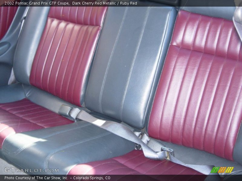 Rear Seat of 2002 Grand Prix GTP Coupe
