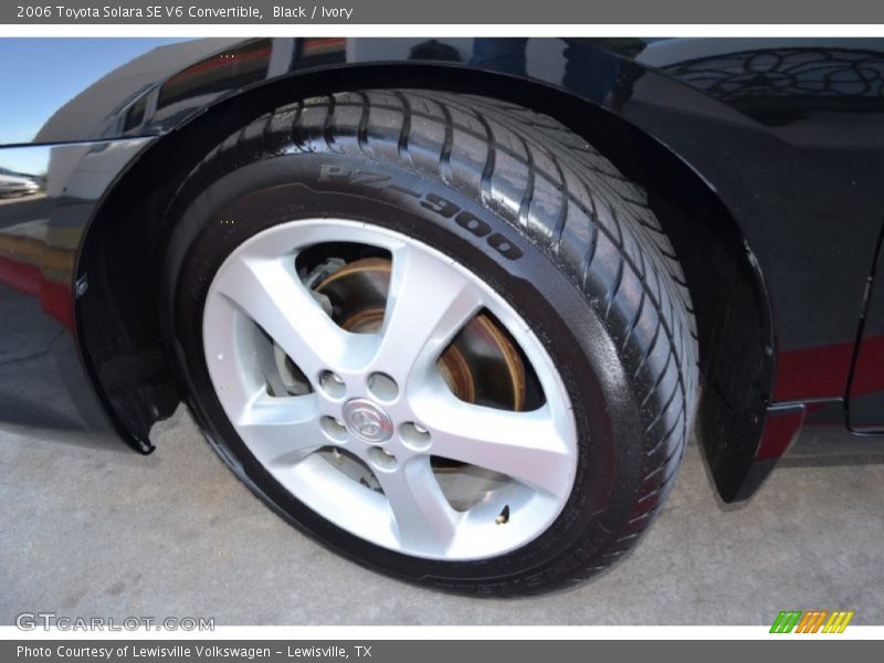 Black / Ivory 2006 Toyota Solara SE V6 Convertible