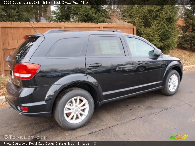 Brilliant Black Crystal Pearl / Black 2013 Dodge Journey SXT