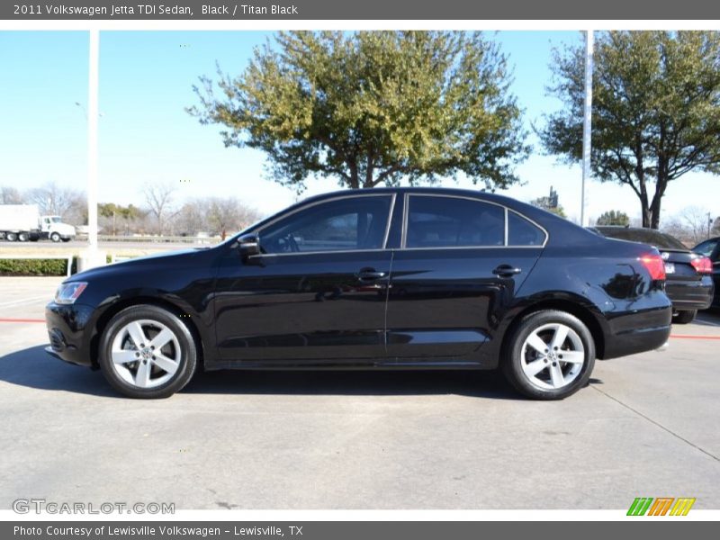 Black / Titan Black 2011 Volkswagen Jetta TDI Sedan