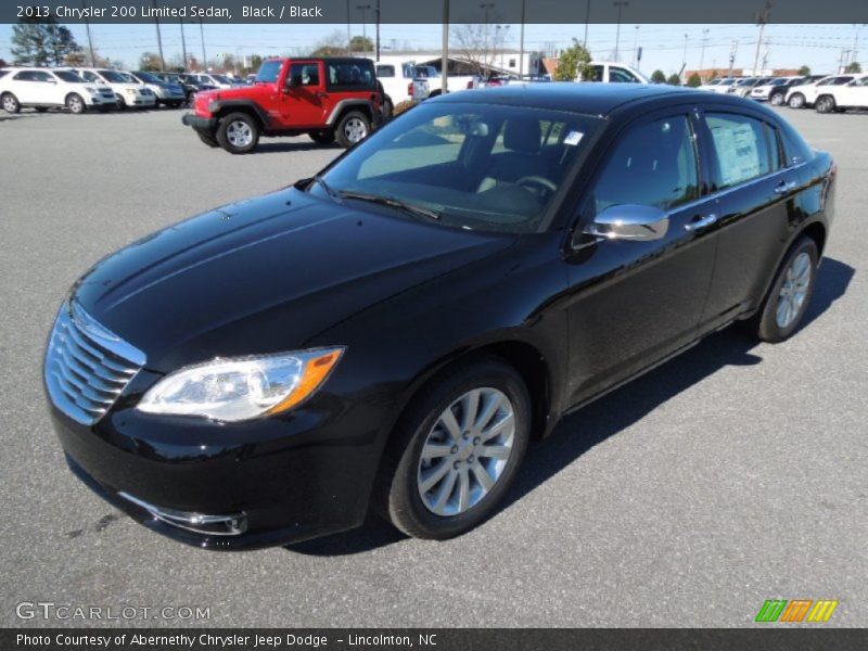 Black / Black 2013 Chrysler 200 Limited Sedan