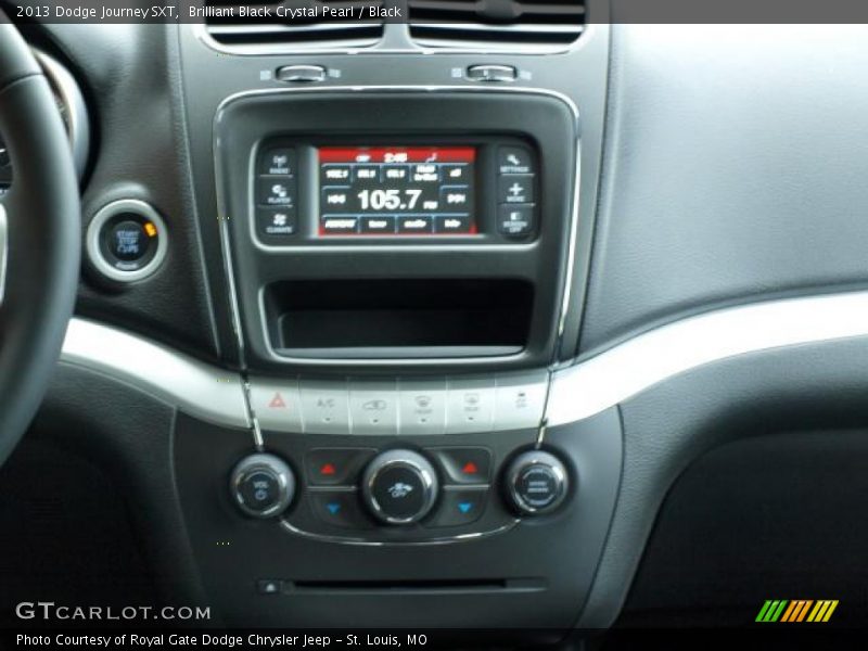 Brilliant Black Crystal Pearl / Black 2013 Dodge Journey SXT