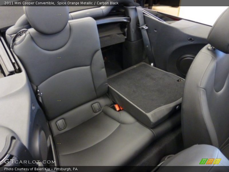 Spice Orange Metallic / Carbon Black 2011 Mini Cooper Convertible