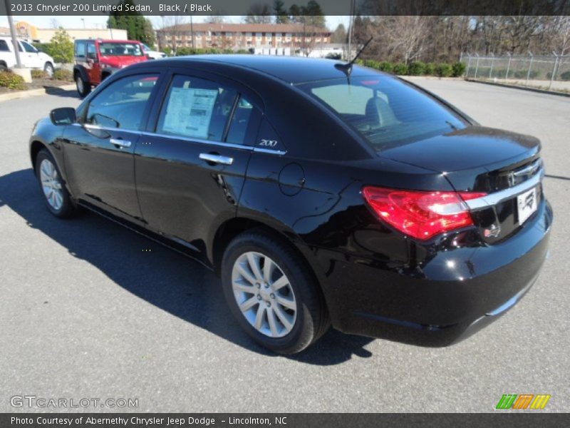 Black / Black 2013 Chrysler 200 Limited Sedan
