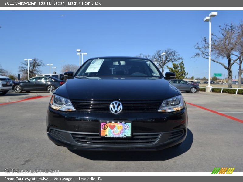 Black / Titan Black 2011 Volkswagen Jetta TDI Sedan
