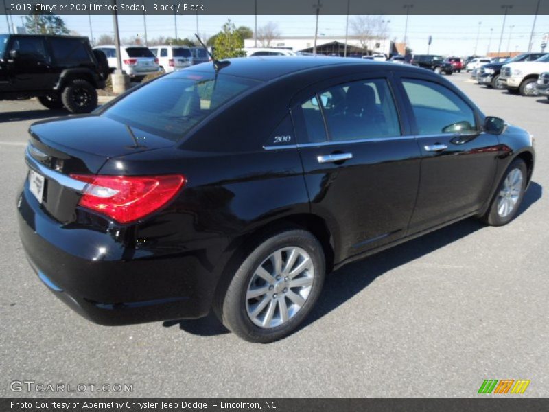 Black / Black 2013 Chrysler 200 Limited Sedan