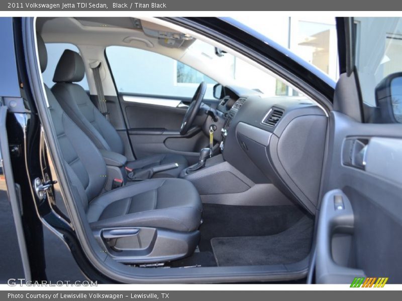 Black / Titan Black 2011 Volkswagen Jetta TDI Sedan