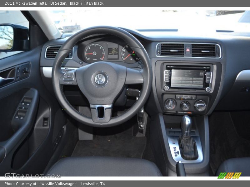 Black / Titan Black 2011 Volkswagen Jetta TDI Sedan