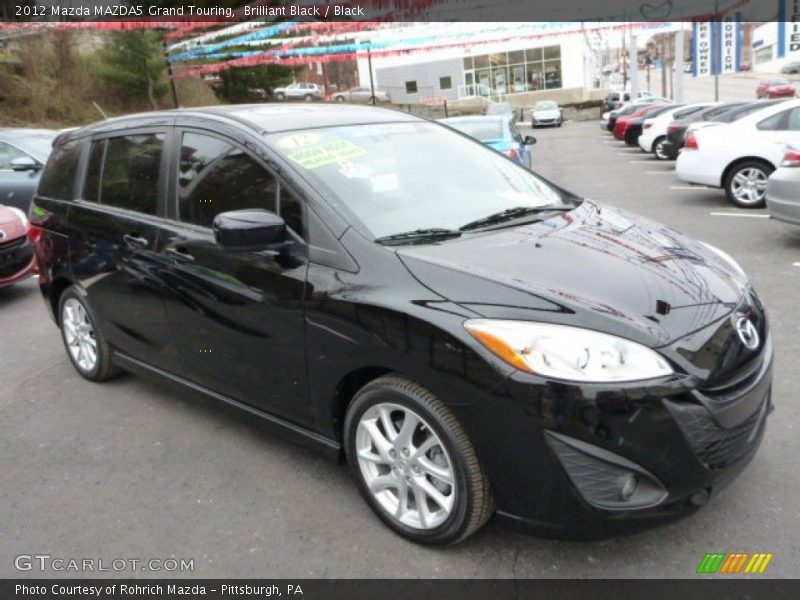 Brilliant Black / Black 2012 Mazda MAZDA5 Grand Touring
