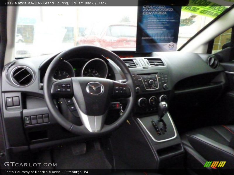 Brilliant Black / Black 2012 Mazda MAZDA5 Grand Touring