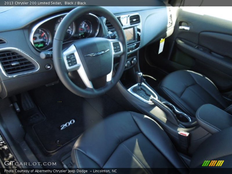 Black / Black 2013 Chrysler 200 Limited Sedan