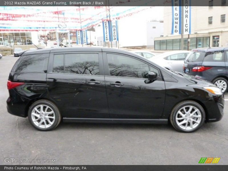 Brilliant Black / Black 2012 Mazda MAZDA5 Grand Touring