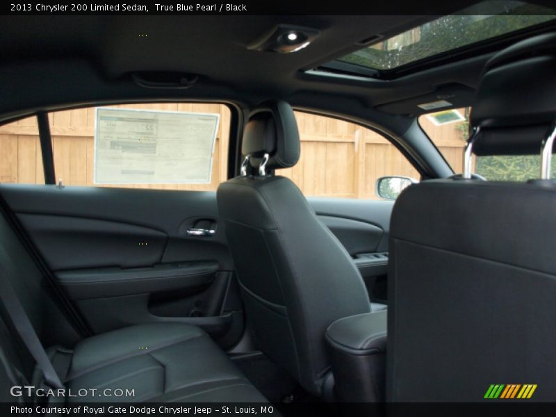 True Blue Pearl / Black 2013 Chrysler 200 Limited Sedan