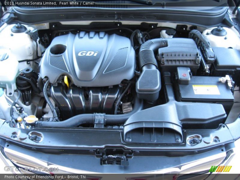 Pearl White / Camel 2011 Hyundai Sonata Limited