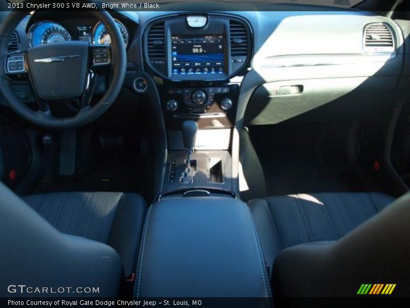 Bright White / Black 2013 Chrysler 300 S V8 AWD