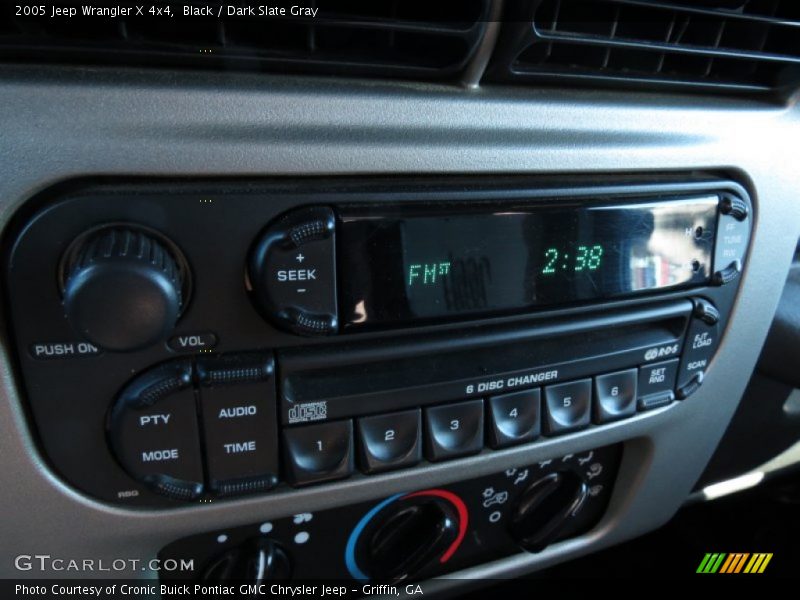 Black / Dark Slate Gray 2005 Jeep Wrangler X 4x4