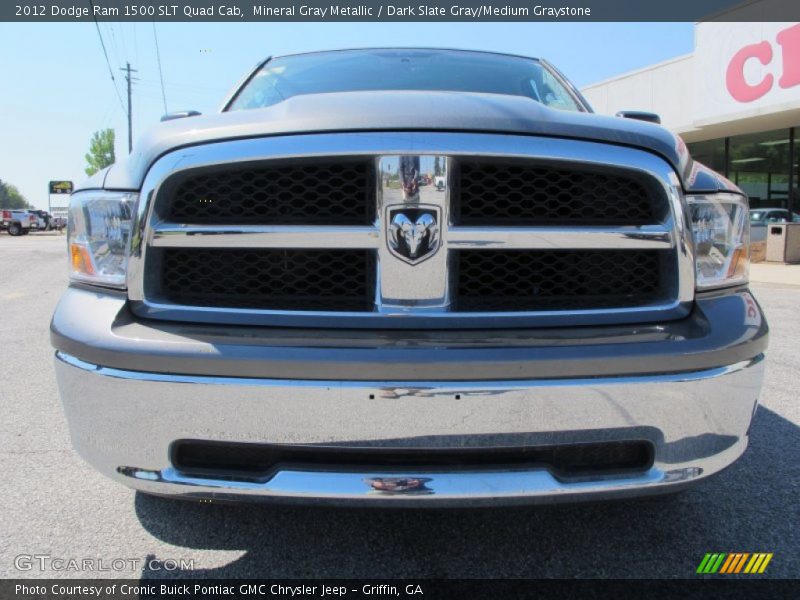 Mineral Gray Metallic / Dark Slate Gray/Medium Graystone 2012 Dodge Ram 1500 SLT Quad Cab