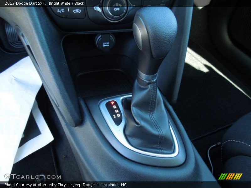 Bright White / Black 2013 Dodge Dart SXT